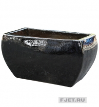 Кашпо Crater rectangle